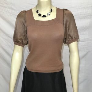 BCBGmaxazria Short Sleeve Blouse
